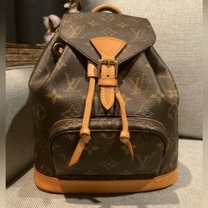 Louis Vuitton Montsouris pm nano mini Backpack